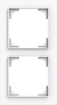 Busch-Jaeger 2CKA001754A4845, Busch-Jaeger 1722-44G Abdeckrahmen 2-fach