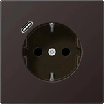 JUNG AL1520-18CD, Jung AL1520-18CD SCHUKO-Steckdose mit USB-Ladeger&auml;t Safety+ Typ C