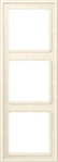 JUNG LC983245, Jung LC983245 Rahmen 3-fach LC4320B (Duroplast lackiert) Blanc Ivoire