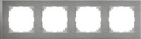 Merten MEG4040-3646, Merten MEG4040-3646 M-Pure Decor-Rahmen 4-fach