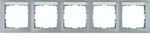 Berker 10259959, Berker 10259959 Rahmen 5fach waagerecht mit Beschriftungsfeld...
