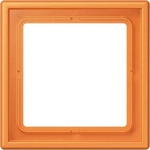 JUNG LC981225, Jung LC981225 Rahmen 1-fach LC32081 (Duroplast lackiert) Orange...
