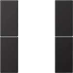 JUNG AL2502TSAD, Jung AL2502TSAD Tastensatz komplett 2fach (lackiertes Aluminium)