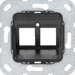 Gira 560100, Gira 560100 Modular Jack-01 2-fach Tragring