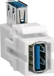 Hager VZ30UA, Hager VZ30UA Keystone Modul univers USB 3.0 A-Buchse 90&deg;...