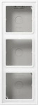 JUNG LS583AWWM, Jung LS583AWWM Aufputz-Kappe m. Rahmen 3fach (Duroplast)...