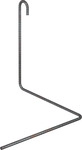 Kaiser 11022, Kaiser 11022 Elektrorohrhalter mit Haken Stahl roh &oslash; 8 mm
