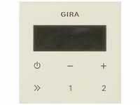 Gira 248001 Bedienaufsatz UP-Radio RDS System 55 Cremeweiß
