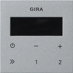 Gira 248026, Gira 248026 Bedienaufsatz UP-Radio RDS System 55 Farbe Alu
