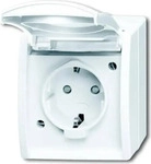 Busch-Jaeger 2CKA002083A0843, Busch-Jaeger 20 EBW-54 SCHUKO Steckdose mit erh.