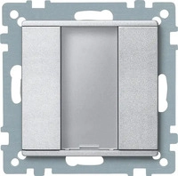Merten 627560, Merten 627560 Taster 1-fach plus Aluminium System M