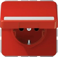 JUNG CD1520BFNAKLRT, Jung CD1520BFNAKLRT SCHUKO Steckdose m.Schriftfeld u.Klappdeckel
