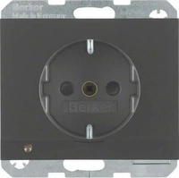 Berker 41097006, Berker 41097006 Steckdose SCHUKO mit LED-Orientierungslicht K.1