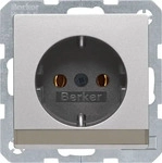 Berker 47506084, Berker 47506084 Steckdose SCHUKO mit Beschriftungsfeld Q.1/Q.3...