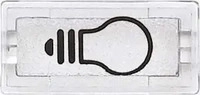 Merten 395669, Merten 395669 Symbole rechteckig Licht glasklar