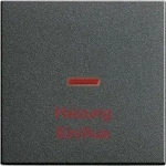 Gira 067828, Gira 067828 Wippe Kontrollfunktion + Heizung Ein/Aus System 55 Anthrazit