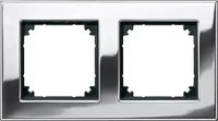 Merten 475239, Merten 475239 M-PLAN-Metallrahmen 2-fach Chrom
