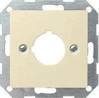 Gira 027201, Gira 027201 Abdeckung Tragring Ger&auml;te &Oslash; 22,5 mm System 55 Cremewei&szlig;