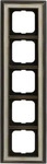 Busch-Jaeger 2CKA001754A4667, Busch-Jaeger 1725-846 Abdeckrahmen 5-fach Rahmen