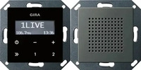 Gira 2280600, Gira 2280600 UP-Radio RDS Lautsprecher System 55 Edelstahl