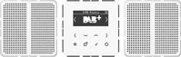 JUNG DABCD2WW, Jung DABCD2WW Smart Radio DAB+ Set Stereo (Duroplast) Alpinwei&szlig; Serie
