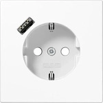 JUNG LS1520-18AWW, Jung LS1520-18AWW SCHUKO-Steckdose mit USB Typ A (max. 3A)...