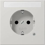 JUNG LS1520NAKOLG, Jung LS1520NAKOLG SCHUKO-Steckdose m. NA u. Funktionsanzei