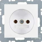Berker 6167038989, Berker 6167038989 Steckdose ohne Schutzkontakt S.1/B.3/B.7