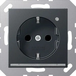 JUNG A1520-OANMLNW, Jung A1520-OANMLNW SCHUKO-Steckdose mit LED-Licht Anthrazit...