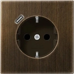 JUNG ME1520-18CAT-L, Jung ME1520-18CAT-L SCHUKO-Steckdose mit USB Typ C (max. 3A)