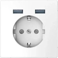Merten MEG2366-6052, Merten MEG2366-6052 Schuko Steckdose mit USB Ladeger&auml;t