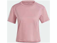 Adidas IM5028, ADIDAS Damen Shirt Train Essentials Train Cotton 3-Streifen Crop Pink