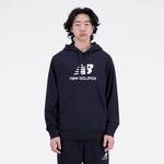 NEW BALANCE Herren T-Shirt Essentials Stacked Logo French Terry Hoodie