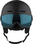 SALOMON Kinder Helm HELMET ORKA VISOR Blk/Un FLS BLUE