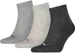 PUMA Plain Quarter-Socken 3er-Pack