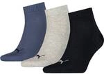 PUMA Plain Quarter-Socken 3er-Pack