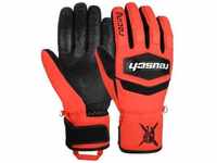 Kinder Handschuhe Reusch Worldcup Warrior R-TEX®, black / fluo red, 6,5