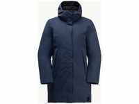 Jack Wolfskin 1116141, JACK WOLFSKIN Damen Mantel SALIER COAT Blau female, Bekleidung