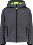 CMP 3A00094M, CMP Kinder Funktionsjacke Kapuzen Softshelljacke Grau