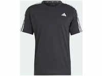 Adidas IQ3834, ADIDAS Herren T-Shirt Own the Run 3-Streifen Grau male, Bekleidung
