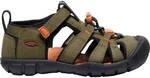 KEEN Kinder Sandalen SEACAMP II CNX C-DARK OLIVE/GOLD FLAME