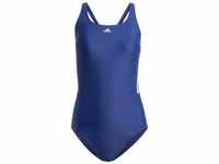 ADIDAS Damen Badeanzug Mid 3-Streifen, Größe 34 in Blau