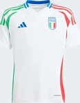 Adidas IQ0488, ADIDAS Kinder Trikot Italien 24 Kids Ausw&auml;rts Wei&szlig;