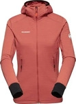 mammut 1014-04540, MAMMUT Damen Unterjacke Taiss Light ML Hooded Jacket Women Rot