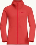 Jack Wolfskin 1711072, JACK WOLFSKIN Damen Unterjacke KOLBENBERG HOODED FZ W vibrant