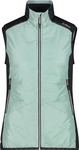 CMP 34Z6586, CMP Damen Weste WOMAN HYBRID VEST JADE female