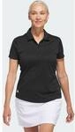 ADIDAS Women's Solid Performance Short Sleeve Polo Shirt