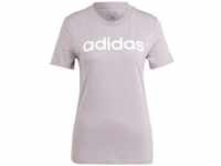 ADIDAS Damen Shirt W LIN T, PRLOFI/WHITE, L