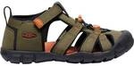 KEEN Kinder Sandalen SEACAMP II CNX Y-DARK OLIVE/GOLD FLAME