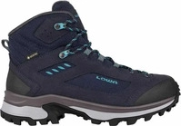Lowa 221737, LOWA Damen Trekkingstiefel CORVARA GTX MID WS Blau female